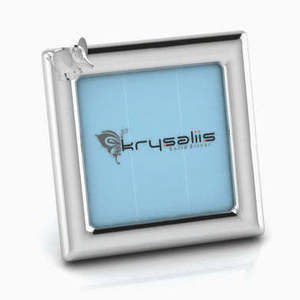 Krysaliis Elephant Square 925 Sterling Silver Picture Frame
 Gift Boxed